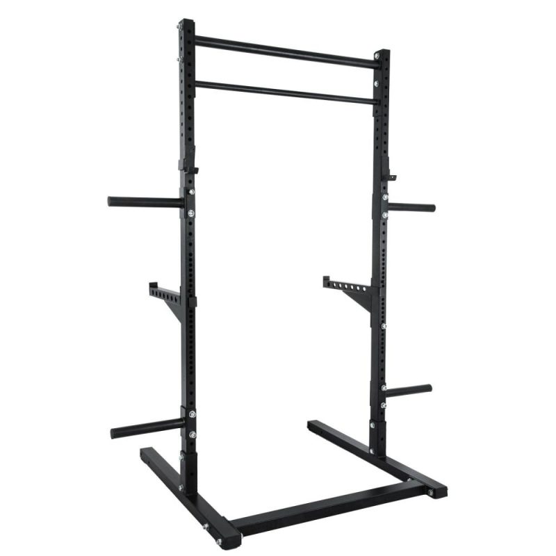 Exercise & Fitness |  Power Rack Weight lifting Deep Squat Stand Strength Fitness Pull Up Press Cage Exercise & Fitness Exercise & Fitness