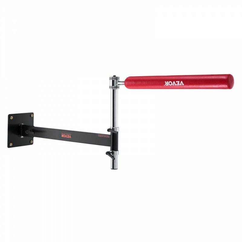 Exercise & Fitness |  Wall Mount Boxing Spinning Bar, Adjustable Punching Spinning Bar, Boxing Speed Trainer with Gloves, Red Reflex Boxing Bar, Boxing Training Equipment for Kickboxing, MMA, Stress Relief & Fitness Red Exercise & Fitness Exercise & Fitness