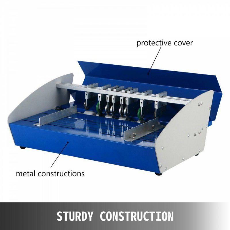 Filing & Binding System |  Electric Creasing Machine 18 Inch 460mm Paper Creasing Scoring Machine 3 in 1 Creasing Machine with Heavy Duty Metal Present Multi-function Filing & Binding System Filing & Binding System