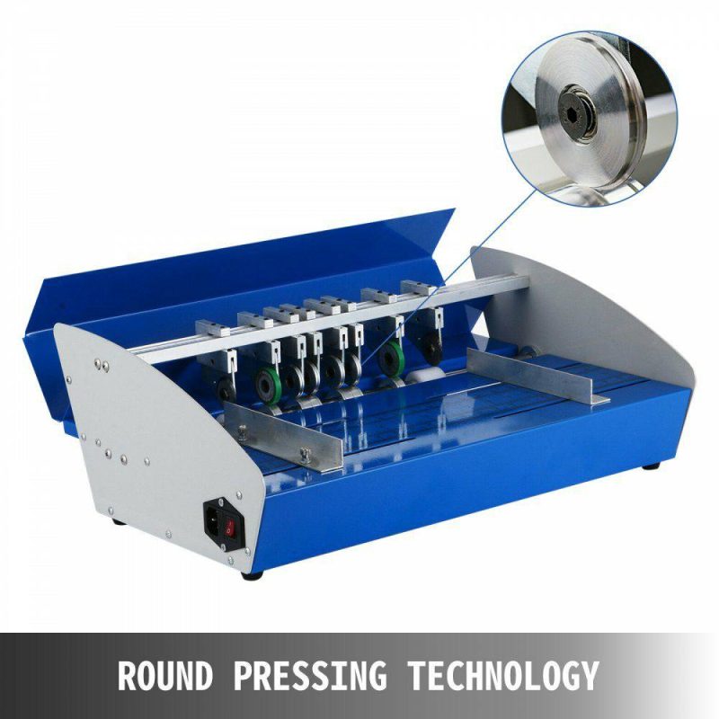 Filing & Binding System |  Electric Creasing Machine 18 Inch 460mm Paper Creasing Scoring Machine 3 in 1 Creasing Machine with Heavy Duty Metal Present Multi-function Filing & Binding System Filing & Binding System