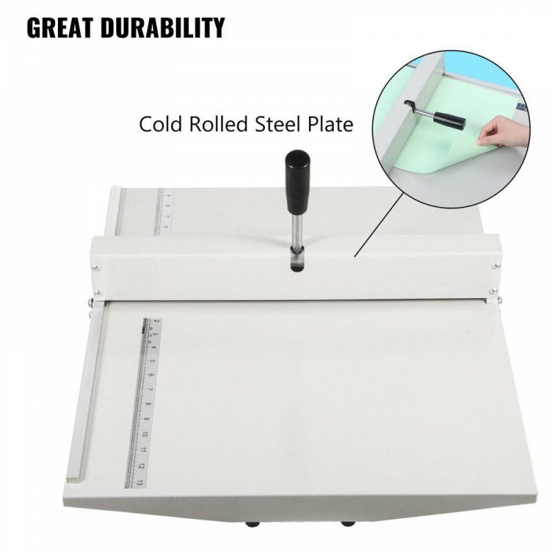 Filing & Binding System |  Manual Creaser 18Inch 460mm Creasing Machine High Gloss Covers Heavy Duty Creaser with 2 Magnetic Block for A4 Paper Card Filing & Binding System Filing & Binding System