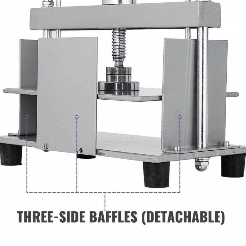 Filing & Binding System |  Manual Paper Press Machine 12X8.6 inch for A4 Sized Papers Flatting Machine 10cm Thickness Steel Frame Manual Flat Paper Press Machine Papermaking Book Press Filing & Binding System Filing & Binding System