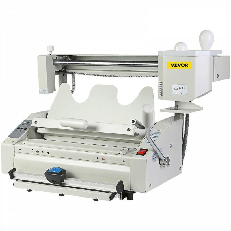 Filing & Binding System |  Wireless Glue Book Binding Machine A4 Manual Hot Glue Book Binder 110V with Milling Spine Rougher Binding Machine for Paper Books Albums Notebook Office Supplies Filing & Binding System