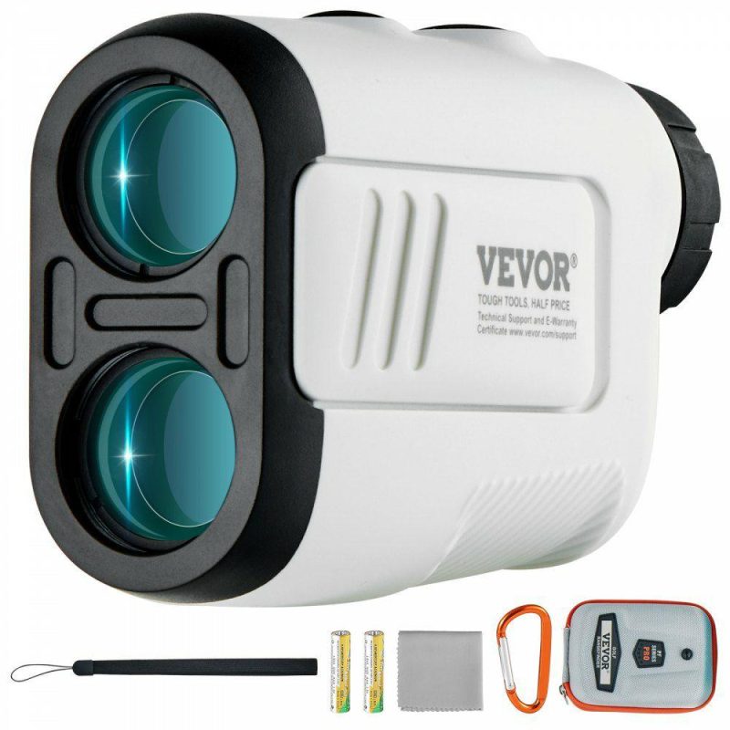 Golf Equipment |  Golf Rangefinder, 650 Yards Laser Golfing Hunting Range Finder, 6X Magnification Distance Measuring, Golfing Accessory with High-Precision Flag Lock, Slope Switch, Continuous Scan, and Batteries Golf Equipment Golf Equipment