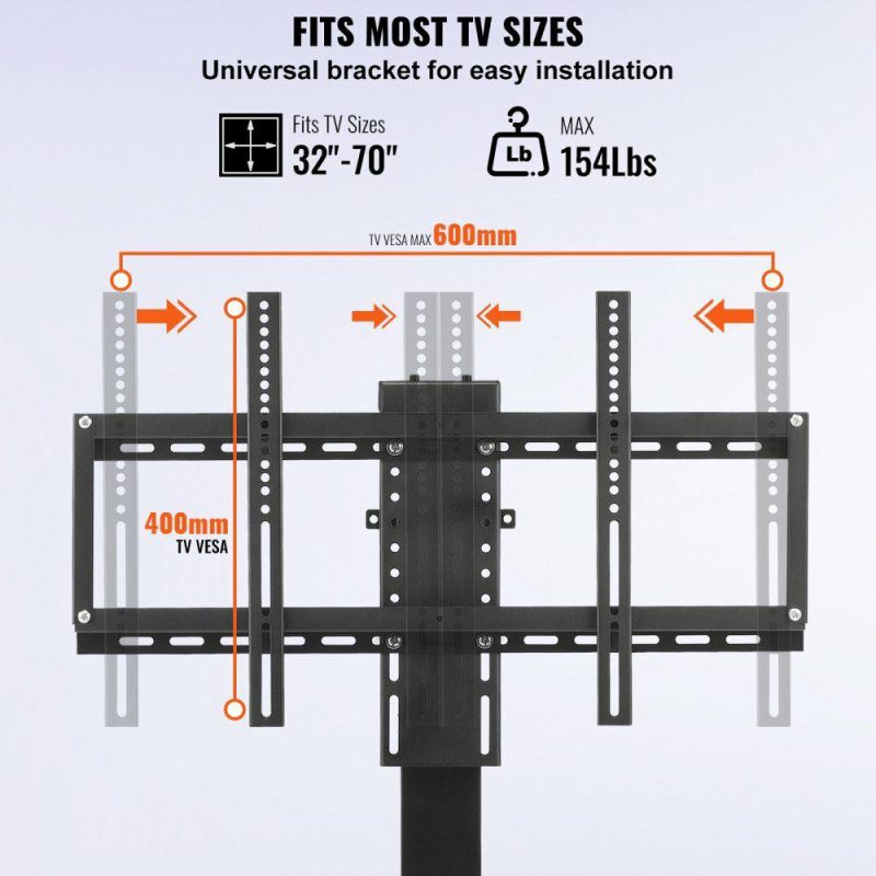 Office Electronics |  Motorized TV Lift Stroke Length 35 Inches Motorized TV Mount Fit for 32-65 Inch TV Lift with Remote Control Height Adjustable 28.7-64.2 Inch,Load Capacity 154 Lbs Office Electronics Office Electronics