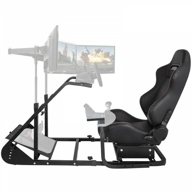 Office Furniture |  Rs6 Racing Simulator Cockpit Gaming Chair W/ Stand Stretchable Height Adjustable Office Furniture Office Furniture