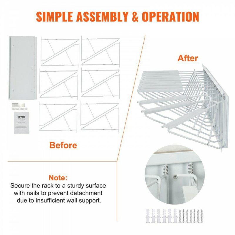 Office Furniture |  Wall Mount Blueprint Storage Rack Blueprint Holder with 12 Pivot Brackets Office Furniture Office Furniture