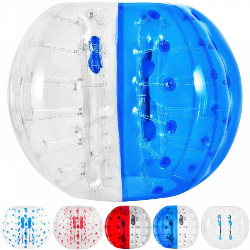 Outdoor Sports |  1.5M Inflatable Bumper Ball PVC Zorb Bubble Football Handle Human Family Fun Blue Outdoor Sports Blue