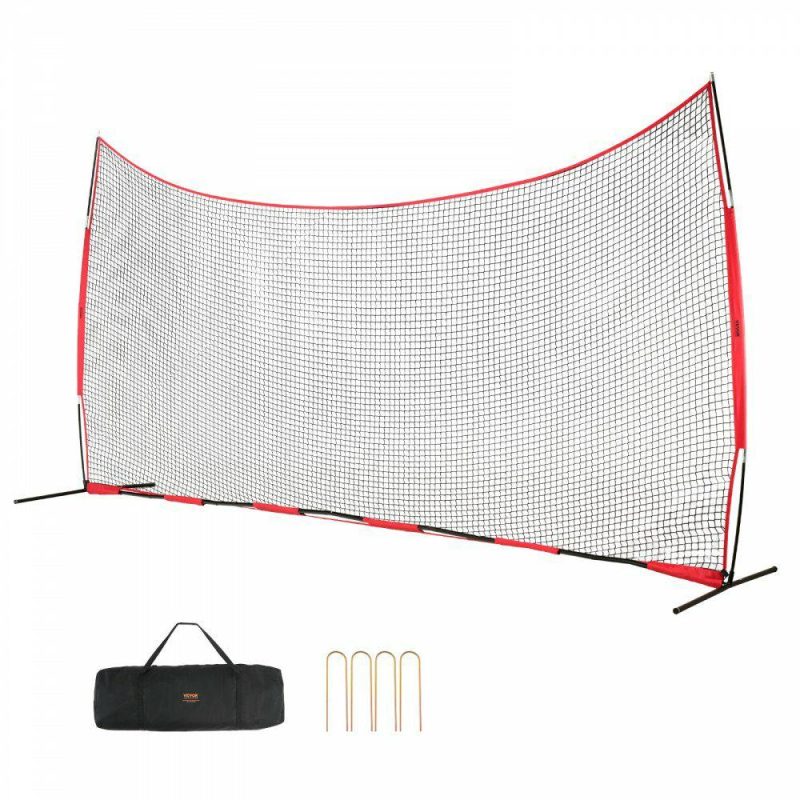 Outdoor Sports |  Barricade Backstop Net, 20×10 ft Ball Sports Barrier Netting, Portable Practice Equipment with Carry Bag, Protection Screen for Baseball Softball Lacrosse Soccer Hockey Training, for Backyard Outdoor Sports Outdoor Sports