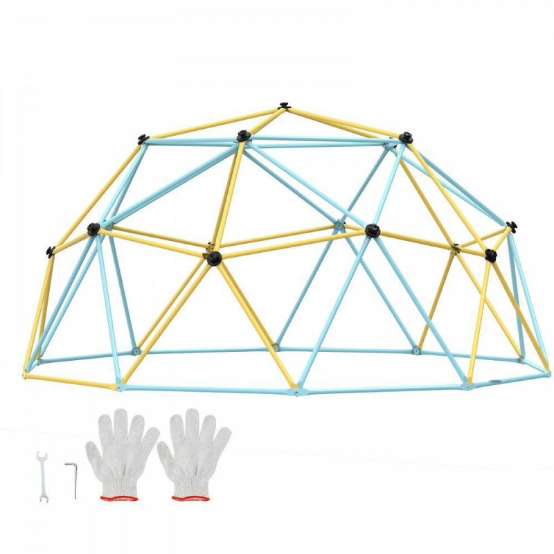 Outdoor Sports |  Climbing Dome, Jungle Gym Supports 750LBS and Easy Assembly, 10FT Geometric Dome Climber Play Center for Kids 3 to 10 Years Old,with Climbing Grip, Outdoor Backyard Play Equipment for Kids Outdoor Sports Outdoor Sports