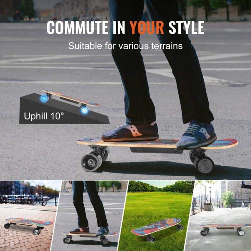 Outdoor Sports |  Electric Longboard Skateboard with Control 5 Miles Range for Adults Kids Outdoor Sports Outdoor Sports