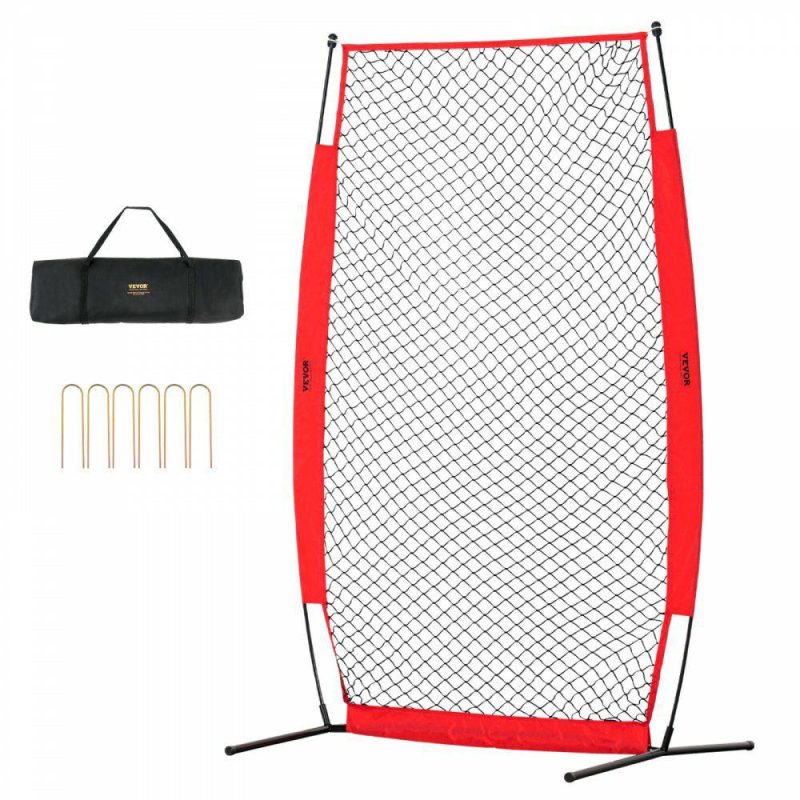 Outdoor Sports |  I Screen Baseball for Batting Cage, 7×4 ft Baseball & Softball Safety Screen, Body Protector Portable Batting Screen with Carry Bag & Ground Stakes, Baseball Pitching Net for Pitchers Protection Outdoor Sports Outdoor Sports