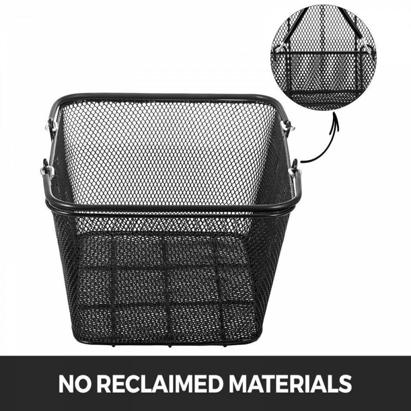 Retail Supplies |  12PCS Shopping Baskets with Handles, Black Metal Shopping Basket, Portable Wire Shopping Basket, Black Wire Mesh shopping Basket Set for Stores Shopping Office Supplies Retail Supplies