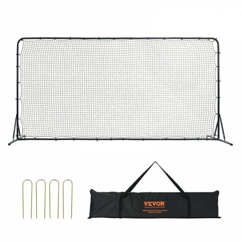 Soccer Equipment |  Soccer Rebounder Net, 12x6FT Iron Soccer Training Equipment, Sports Football Training Gift with Portable Bag, Volleyball Rebounder Wall Perfect for Backyard Practicing, Solo Training, Passing Soccer Equipment Soccer Equipment