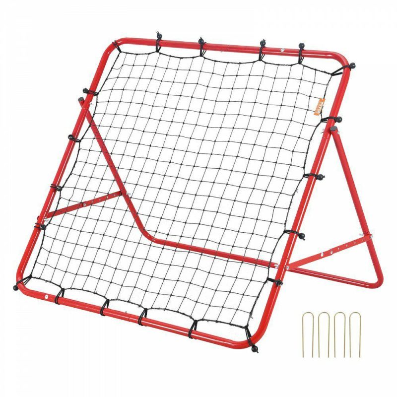 Soccer Equipment |  Soccer Rebounder Rebound Net, Kick-Back 39″x39″, Portable Football Training Gifts, Fully Adjustable Angles Goal Net, Aids & Equipment for Kids Teens & All Ages, Easy Set Up & Perfect Storage Soccer Equipment Soccer Equipment