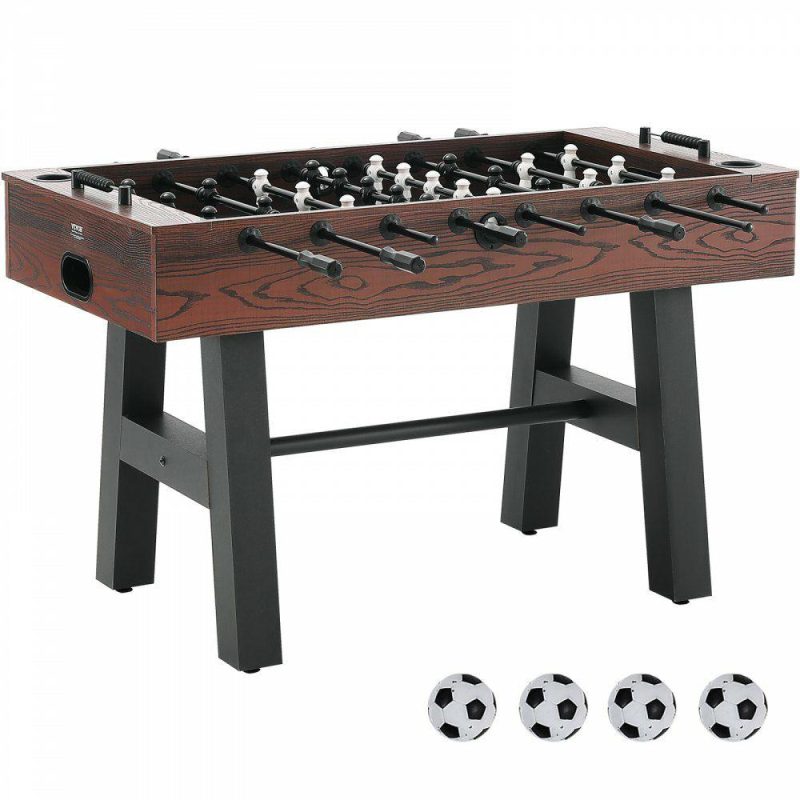 Toys & Games |  Foosball Table, 55 inch Standard Size Foosball Table, Indoor Full Size Foosball Table for Home, Family, and Game Room, Soccer with Foosball Table Set, Includes 4 Balls and 2 Cup Holders Office Supplies Toys & Games