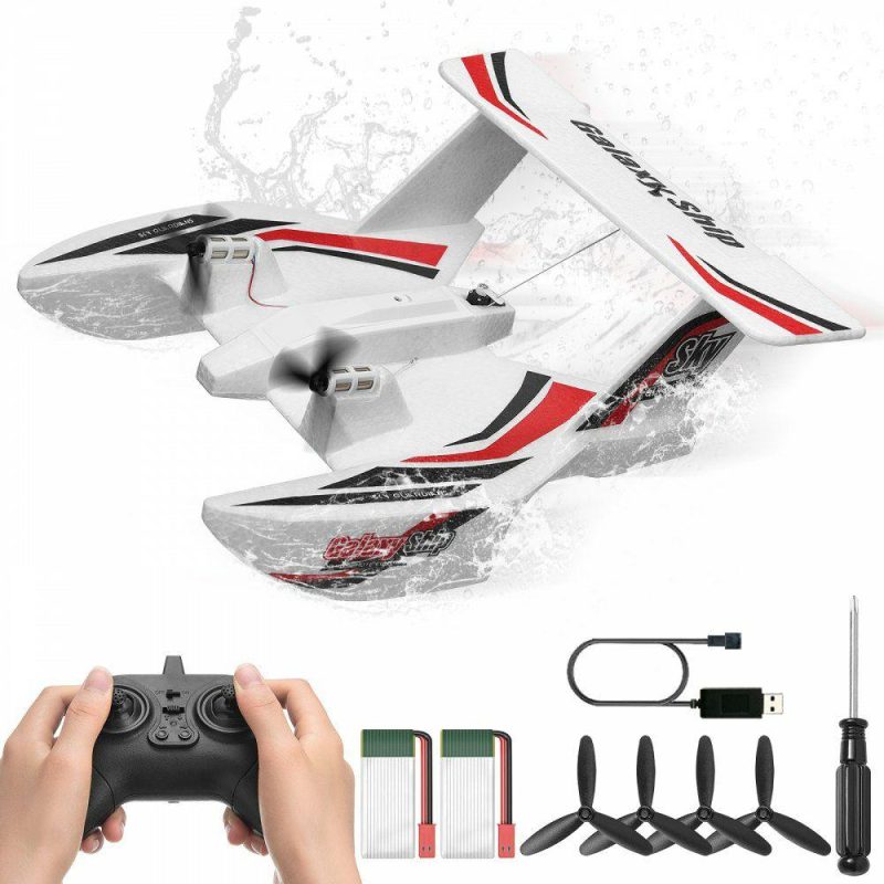 Toys & Games |  RC Airplane Amphibious EPP Foam RC Plane Toy with 2.4 GHz Remote Control Office Supplies Toys & Games