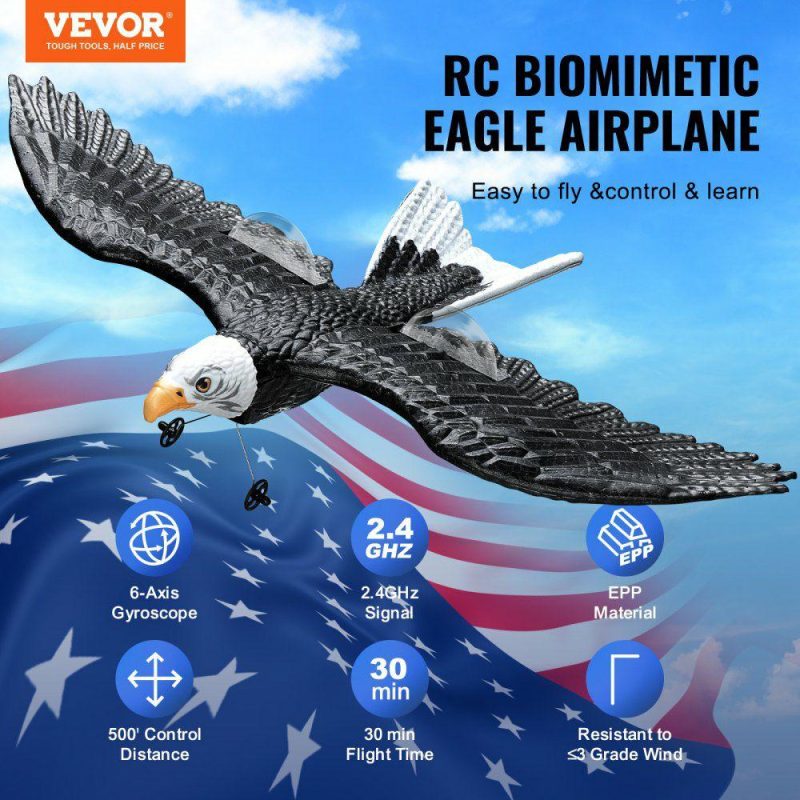 Toys & Games |  RC Airplane Biomimetic Eagle EPP Foam RC Plane Toy 2.4 GHz Remote Control Office Supplies Toys & Games