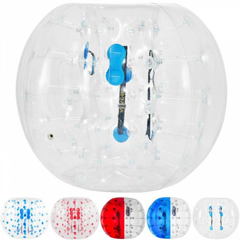 Outdoor Sports |  Inflatable Bumper Ball 5 FT / 1.5M Diameter, Bubble Soccer Ball, Blow It Up in 5 Min, Inflatable Zorb Ball for Adults or Children (5 FT, Transparent) Transparent Outdoor Sports Outdoor Sports