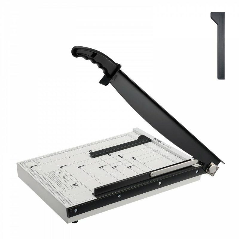 Cutting & Measuring Devices |  Paper Cutter, Guillotine Trimmer, 15″ Cut Length, 16 Sheets Capacity, Heavy Duty Guillotine Paper Cutter with Guard Rail/Blade Lock for Cardstock/Cardboard, Paper Trimmer for Home Office School Cutting & Measuring Devices Cutting & Measuring Devices