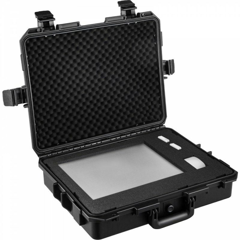 Office Electronics |  Waterproof Hard Case, 20 x 16 x 5 Inches, with Customizable Foam, Portable Protective Hard Camera Case, Shockproof for Laptop, Pistol, Camera, and More, Black Office Electronics Office Electronics