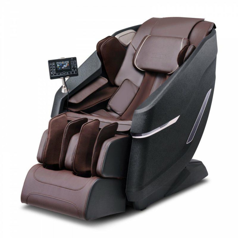 Salon & Spa Equipment |  Massage Chair with Flexible SL-Track, Full Body Zero Gravity Recliner, 10-18 Auto Modes, 3D Shiatsu, Heating, Bluetooth Speaker, Airbag, Foot Roller, and Touch Screen Office Supplies Salon & Spa Equipment