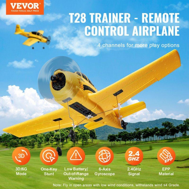 Toys & Games |  RC Airplane Trainer Aircraft EPP Foam RC Plane Toy 2.4 GHz Remote Control Office Supplies Toys & Games