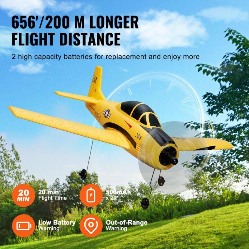 Toys & Games |  RC Airplane Trainer Aircraft EPP Foam RC Plane Toy 2.4 GHz Remote Control Office Supplies Toys & Games